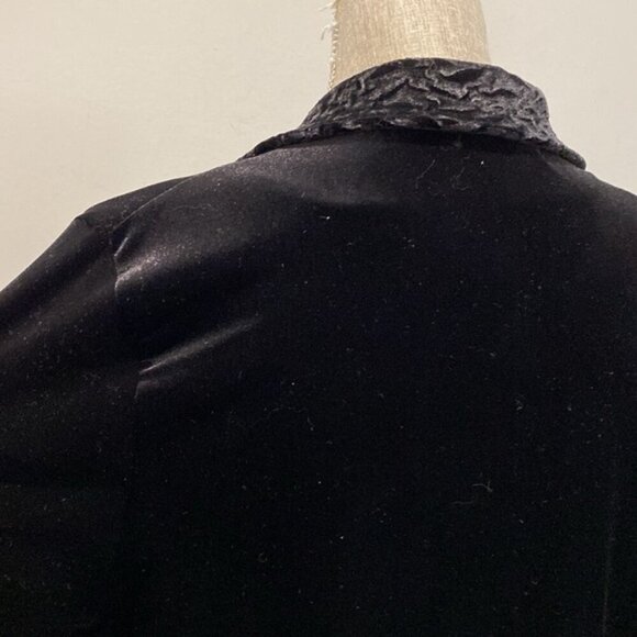 Picadilly Black Velvet Top & Cardigan Size M - Picture 8 of 16
